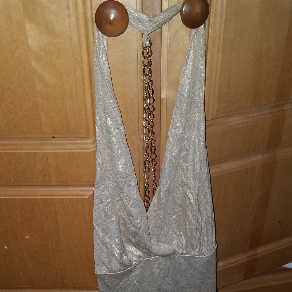Frederick's of Hollywood Gold Dress